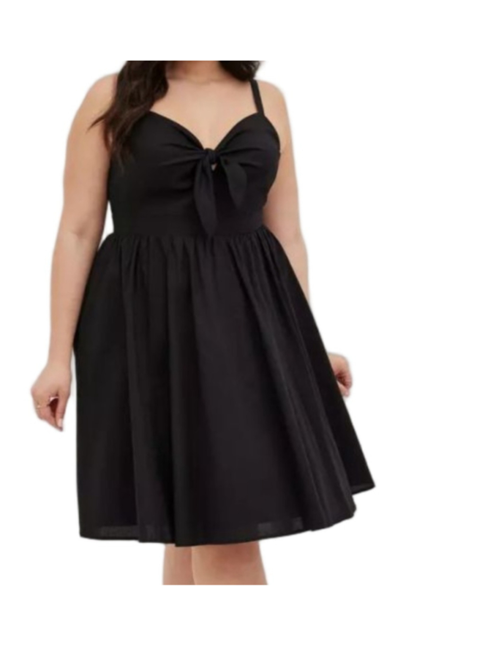 TORRID Spring Wedding Guest Black Sleeveless Dress Wmn Plus Size 1X